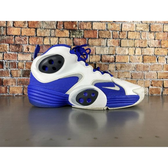 Nike Flight One Men’s size 9.5 Hardaway Orlando Magic White Royal 538133-100 - Picture 1 of 9